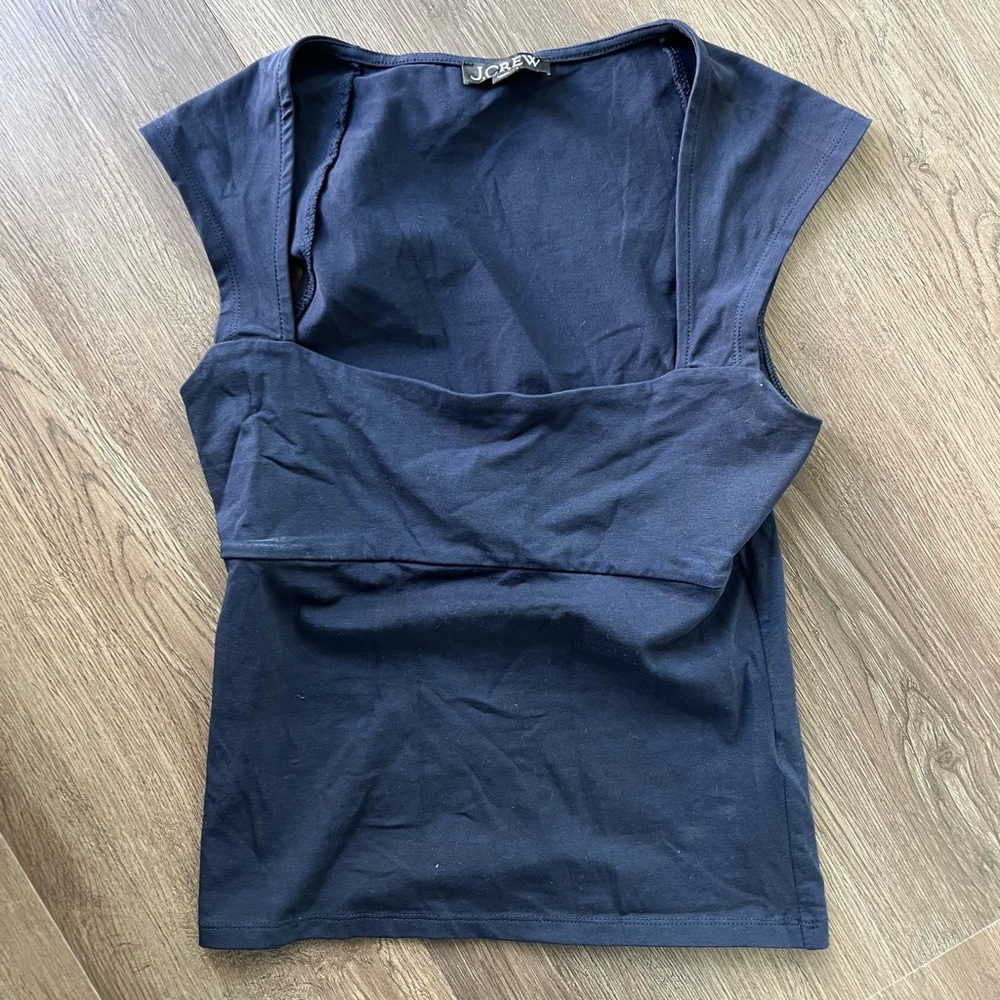 J. Crew Navy Sleeveless Tank Top